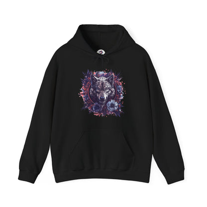 Gothic Dark Wolf hoodie black